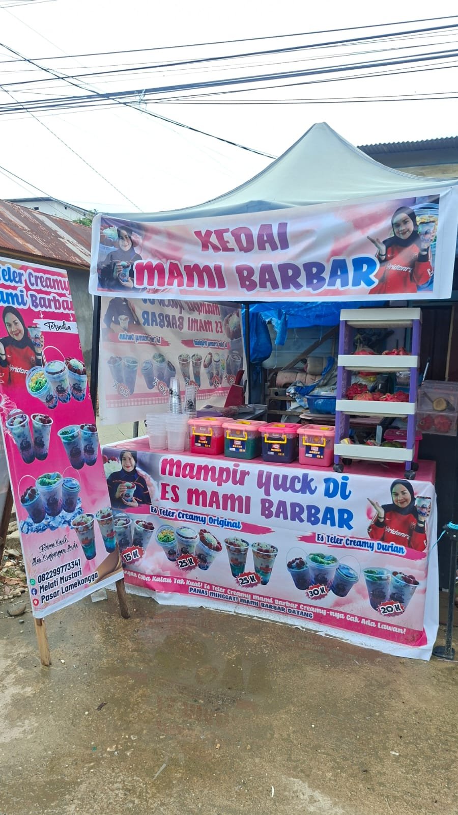 Ready tiap hari ya es teler creamy mami barbar