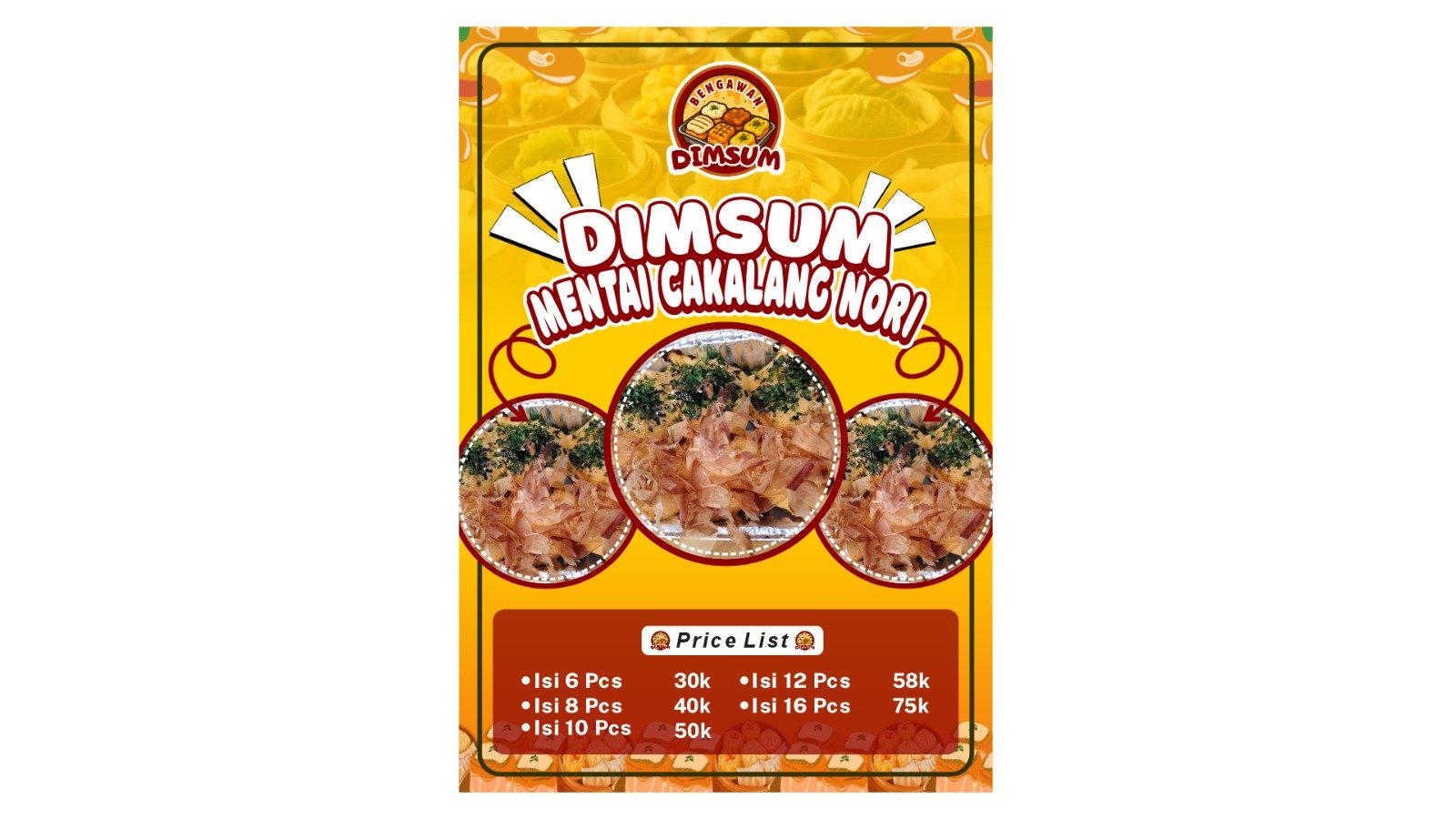 Dimsum Mentai Katsuobushi (Cakalang)